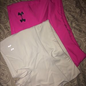 Under armour spandex shorts